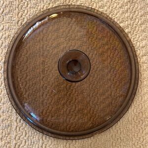 PYREX: Round Amber 10” Lid